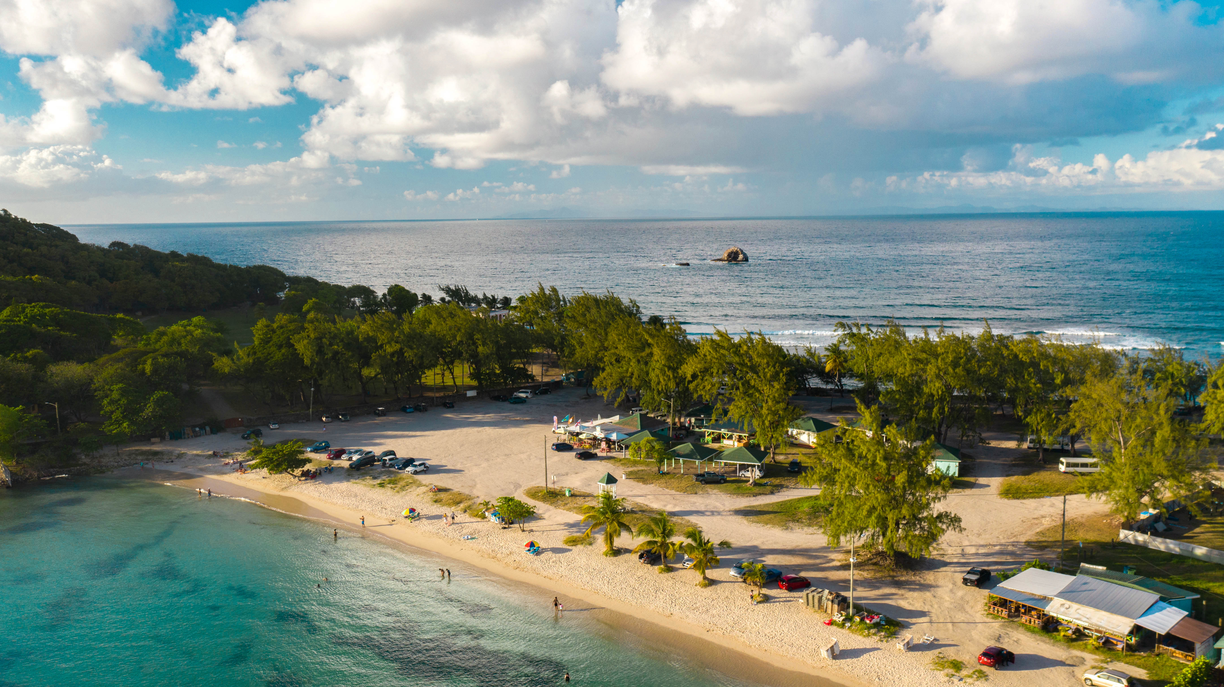 Caribbean scenic view